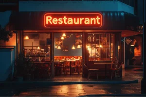 Lighted Signs in Raleigh & Eastern North Carolina restaurant outdoor sign webp 300x200